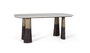 GINER Y COLOMER Table de salle à manger ovale en marbre 180 cm